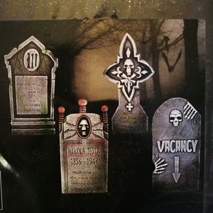 2 Sets Halloween Polyform Tombstones